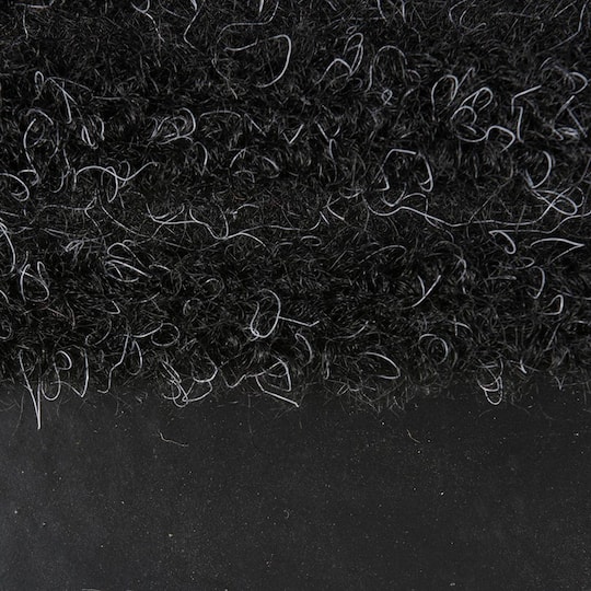 DII® J&M Charcoal Ribbed Walk Off Utility Mat, 30" x 48"